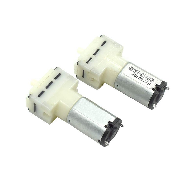 Hxchen 2Pcs DC 3V 12A Mini Air Water Pump Motor for Aquarium Tank Oxygen Circulate - Image 1